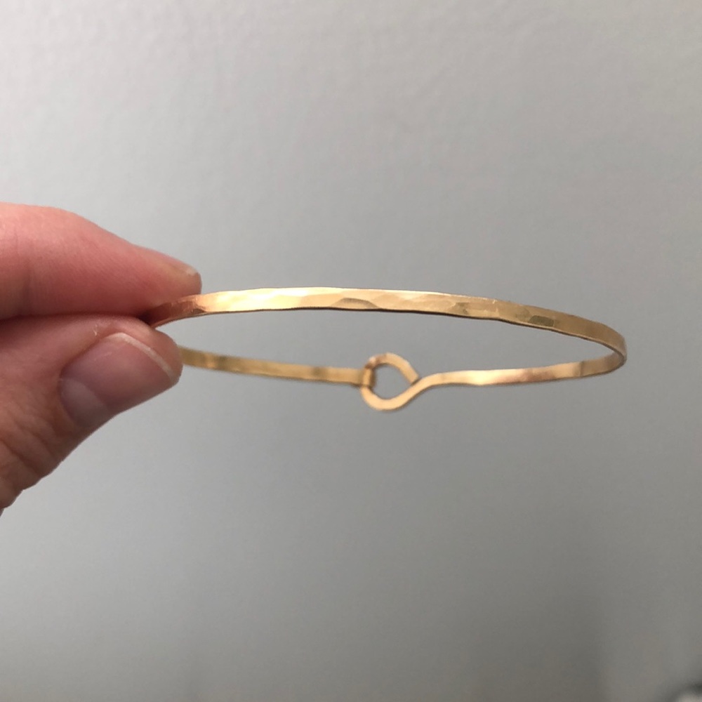 Gold plated bracelet